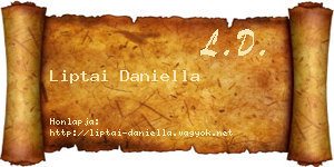 Liptai Daniella névjegykártya
